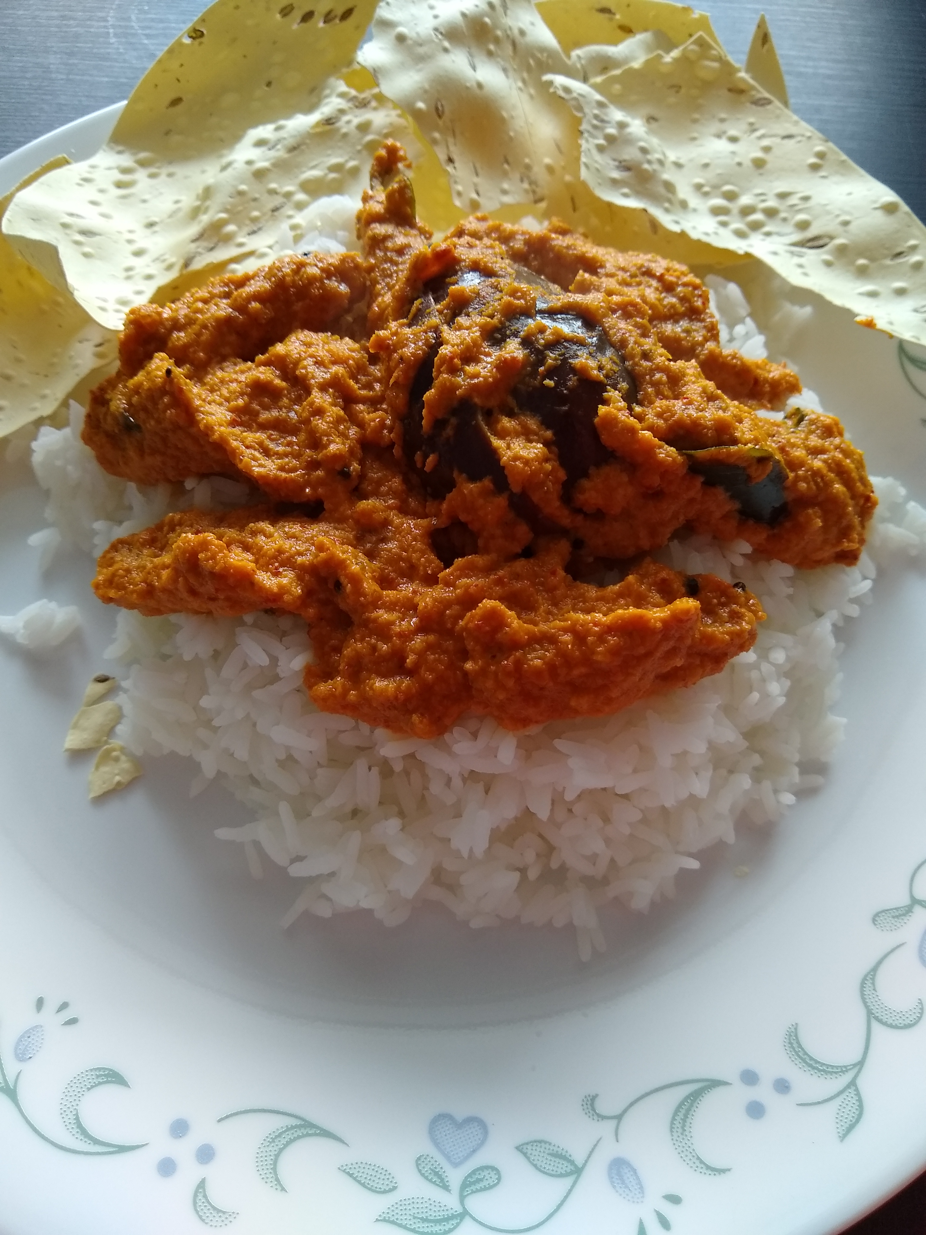 cooked traditional sorpotel in an utencil